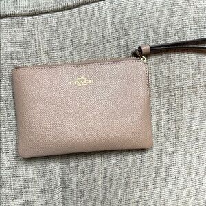 COACH Corner Zip Wristlet